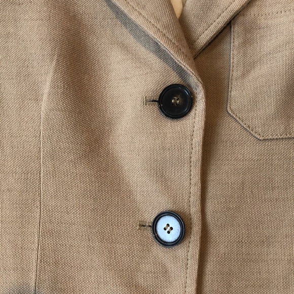 Judith & Charles Beige Linen Blazer - Picture 4 of 11